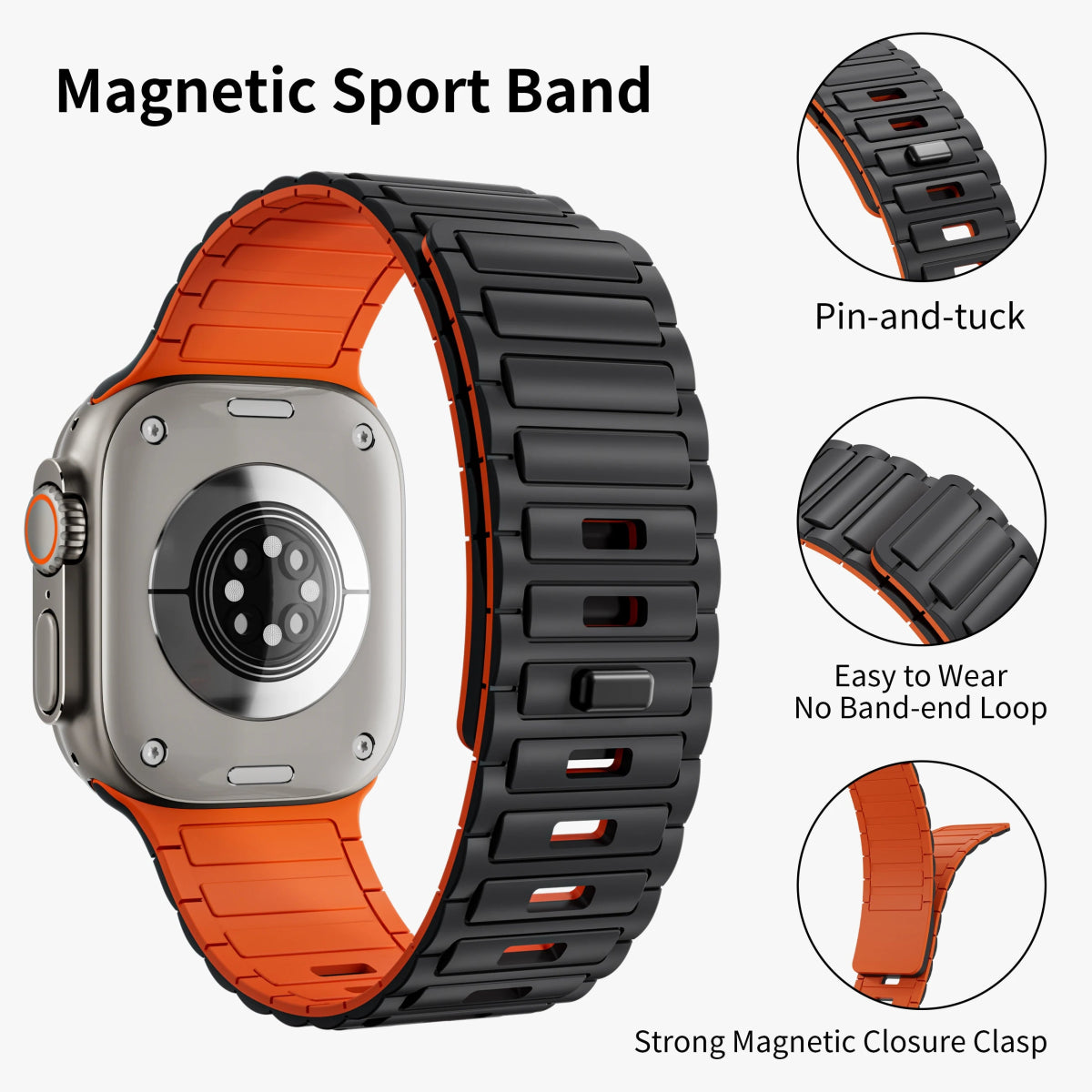 Lesio Silikon Magnetisches Armband