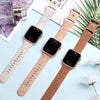 Levo Floral Engraved Silicone Loop Band - Astra Straps