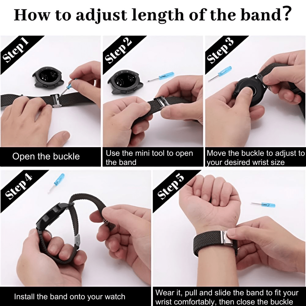 Libero Nylon Galaxy Sports Band - Astra Straps