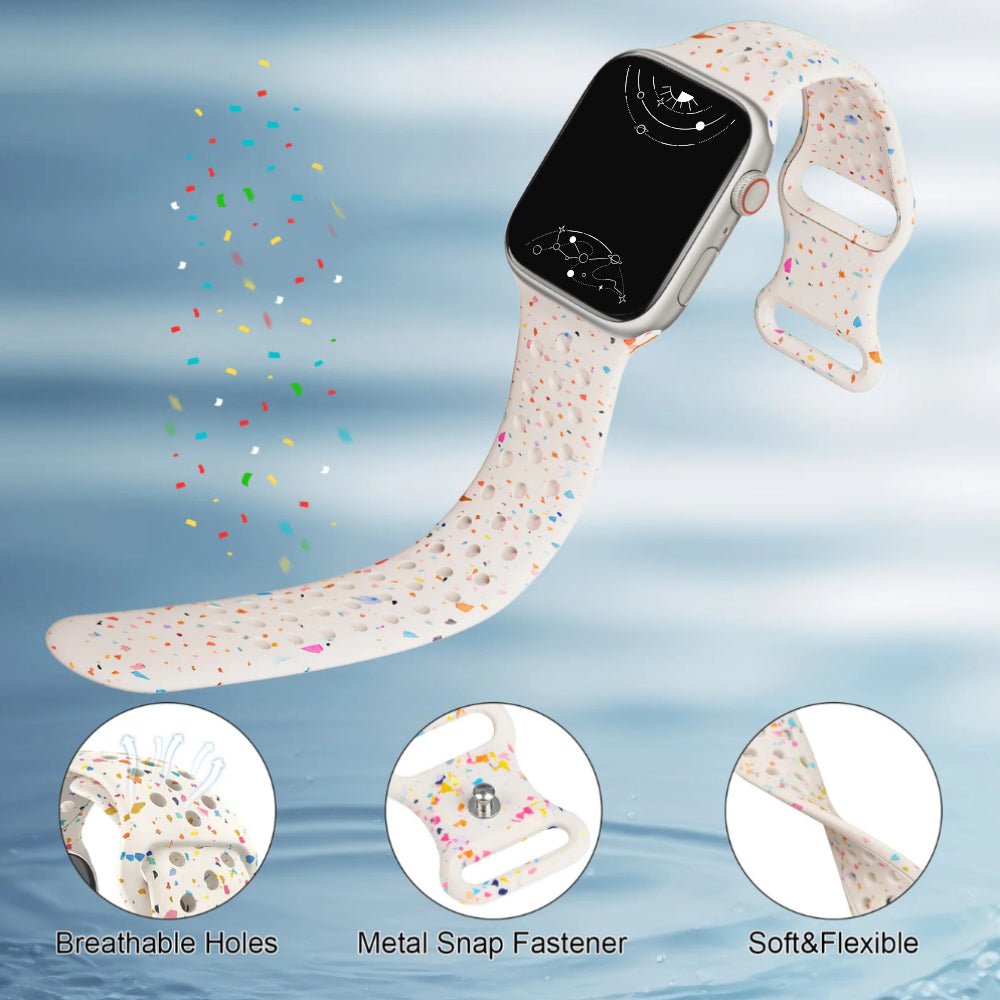 Obruo Bedrucktes Sport Silikon Armband