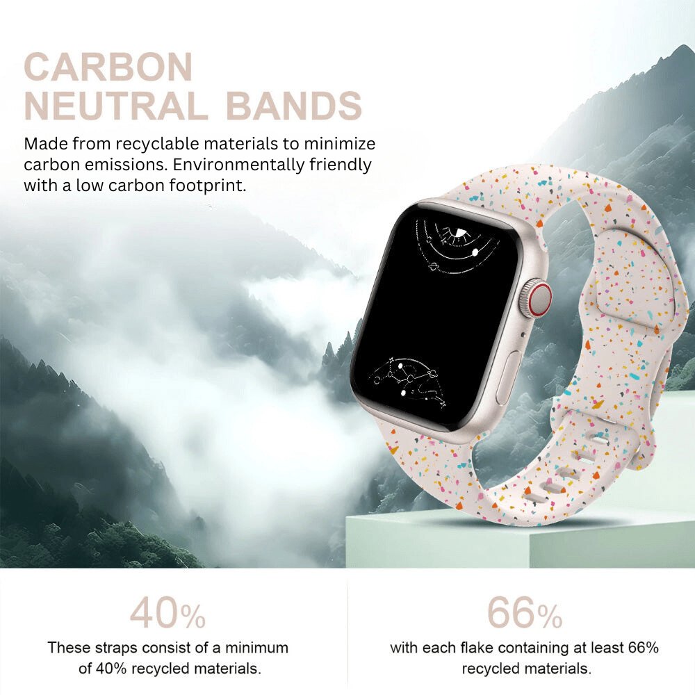 Picea Gedrucktes Sport Armband aus Silikon