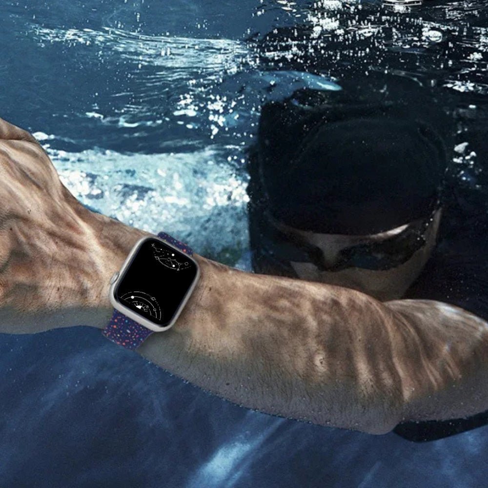 Picea Gedrucktes Sport Armband aus Silikon