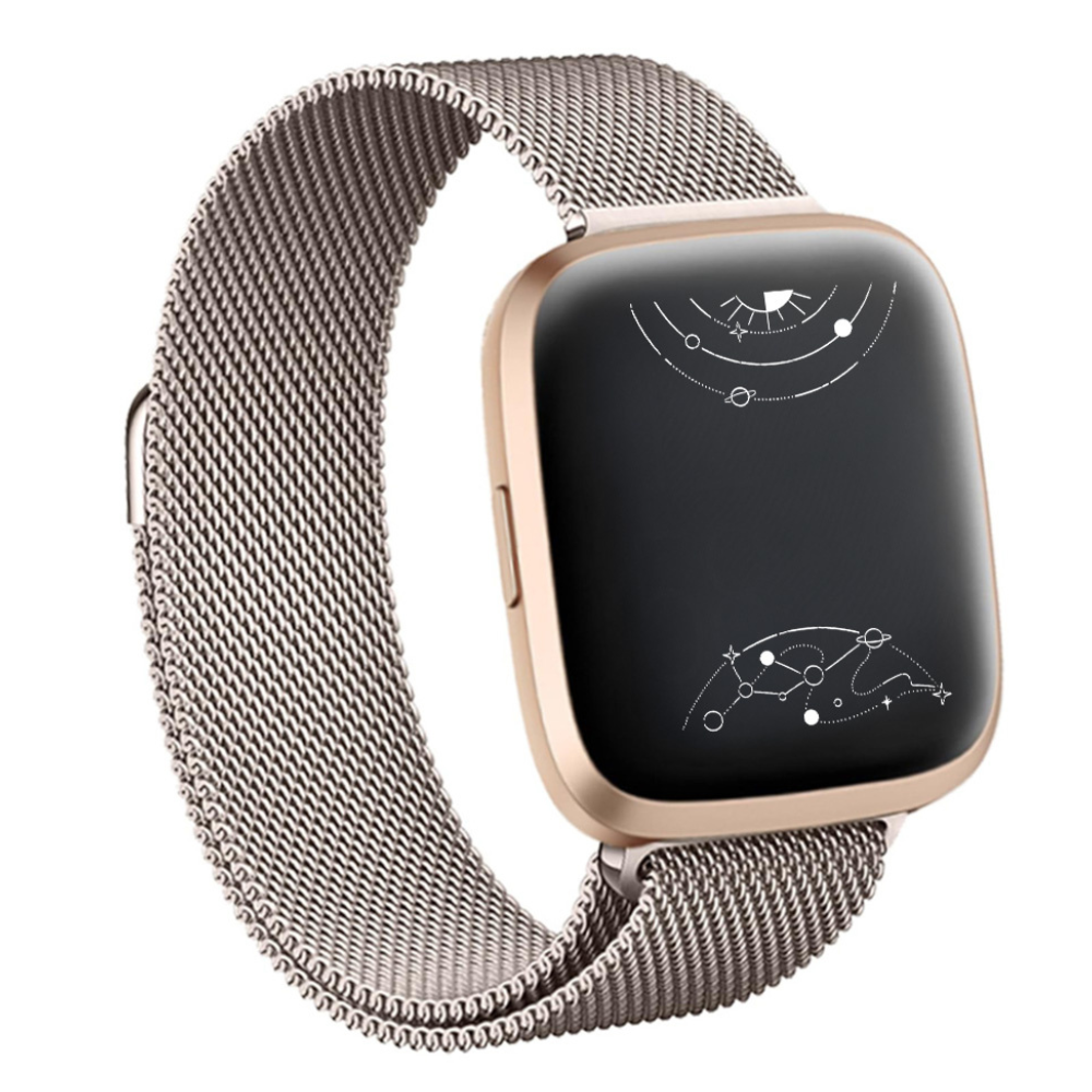 Inlux Edelstahl Armband für Fitbit Versa