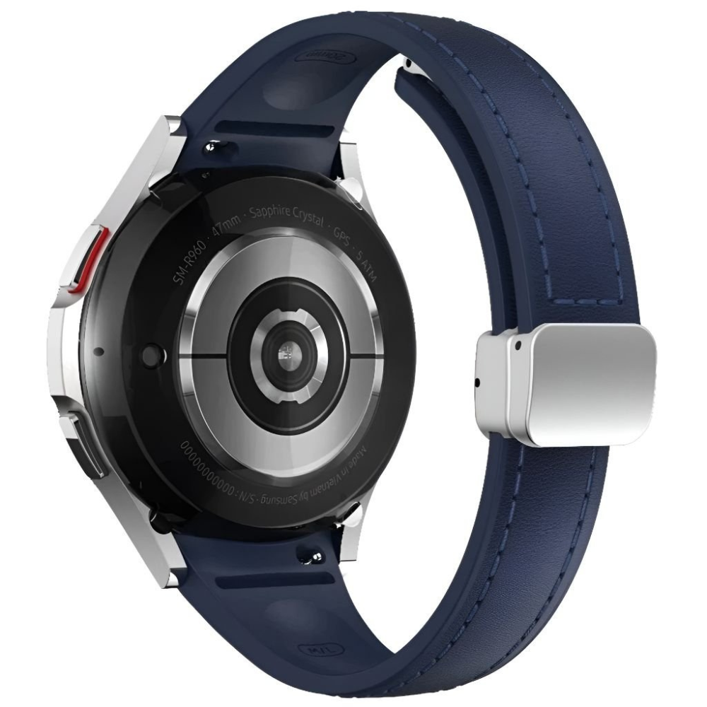 Placide Schlankes Galaxy Armband aus Leder und Silikon