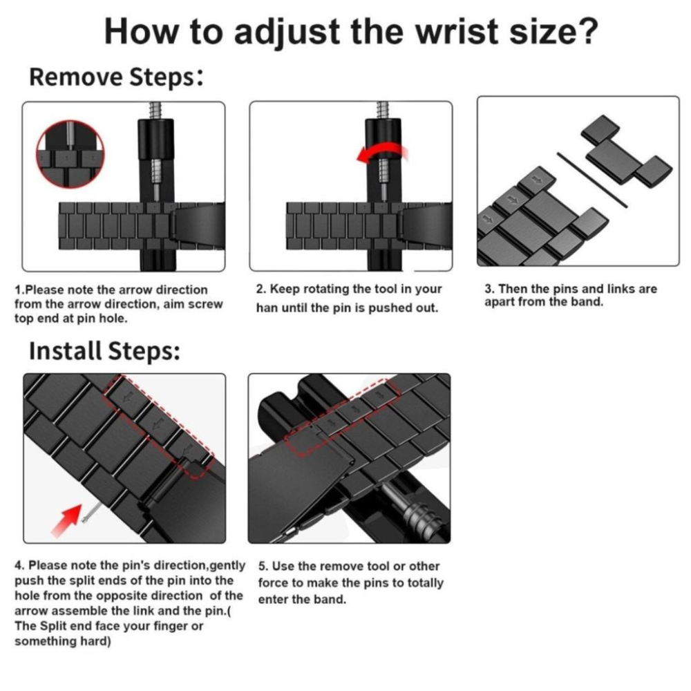 Piscis Edelstahl-Schnallen Armband für Google Pixel Watch
