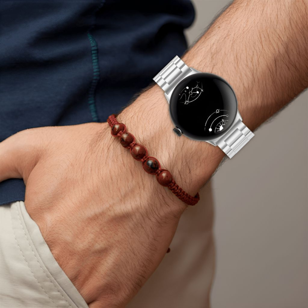Piscis Edelstahl-Schnallen Armband für Google Pixel Watch