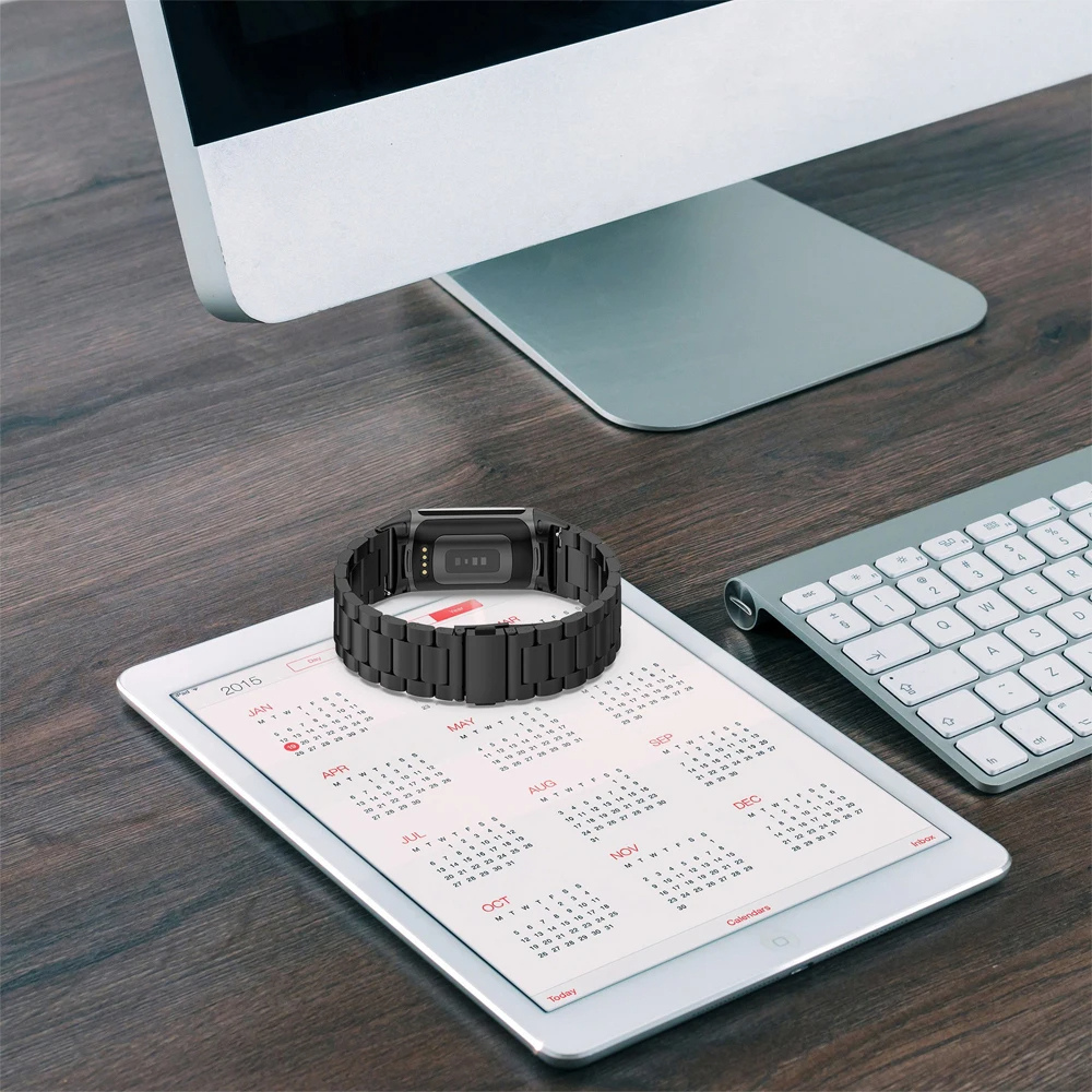 Intereo Edelstahl Armband für Fitbit Charge