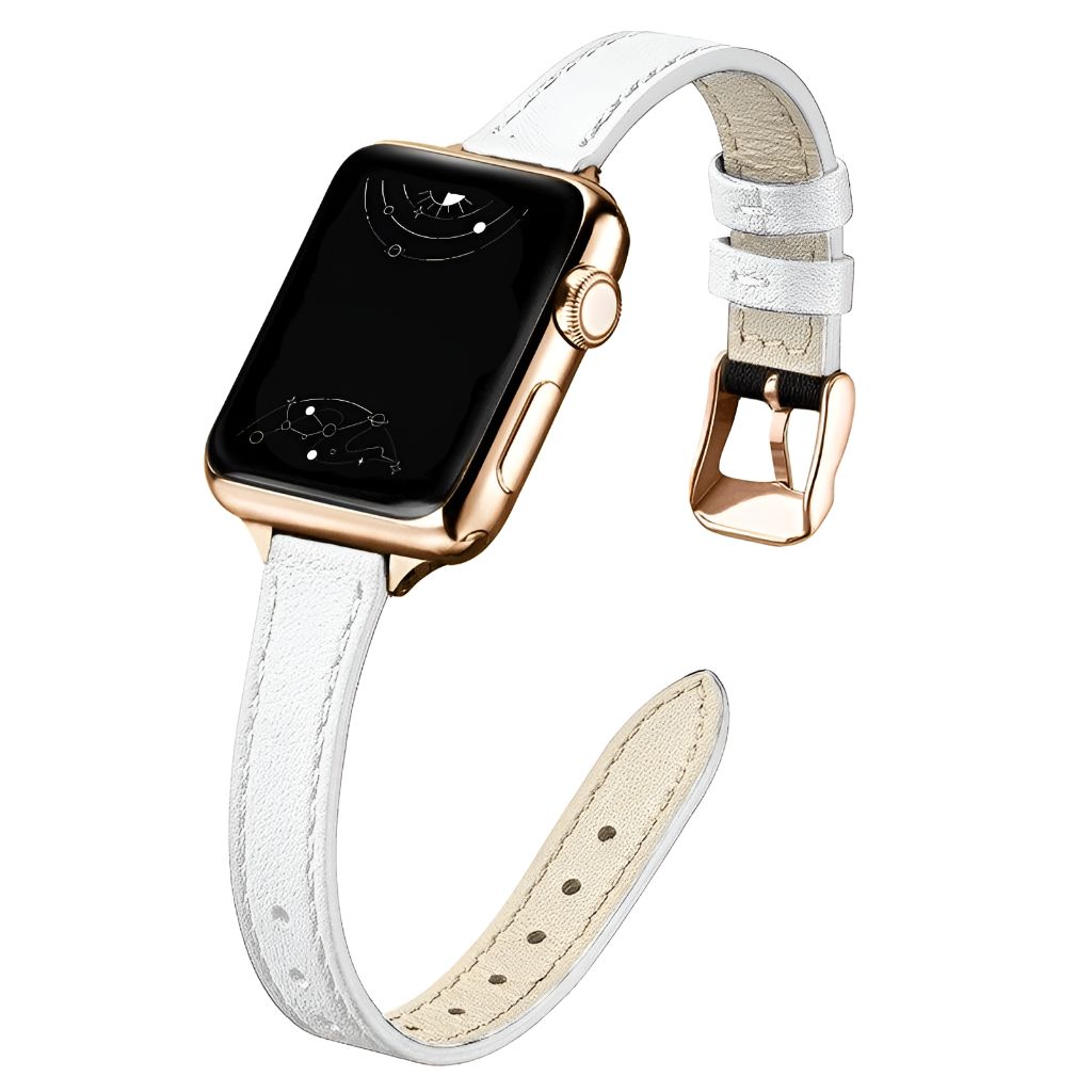 Aurum Schlankes echtes Lederarmband