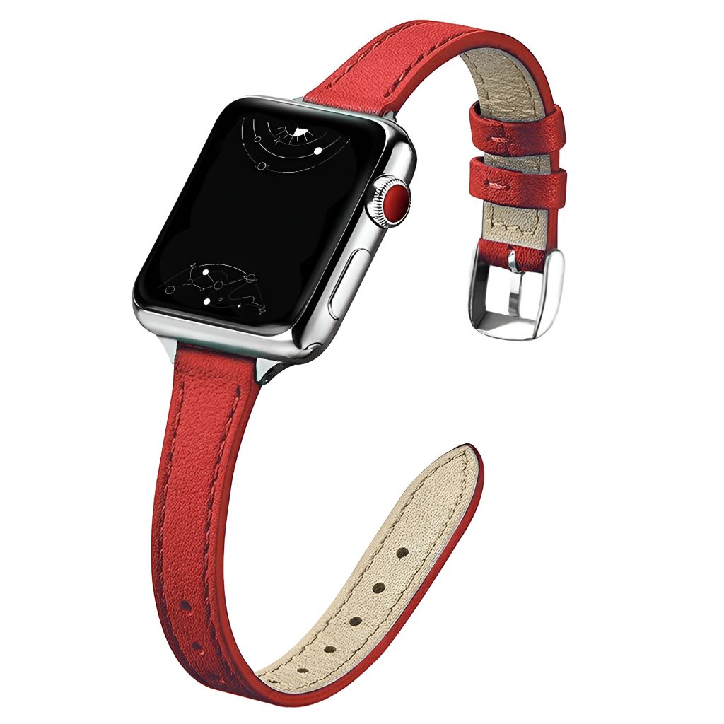 Aurum Schlankes echtes Lederarmband