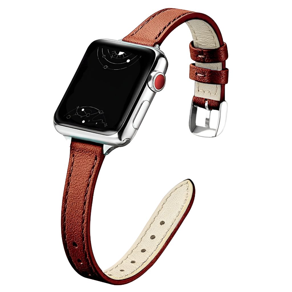 Aurum Schlankes echtes Lederarmband
