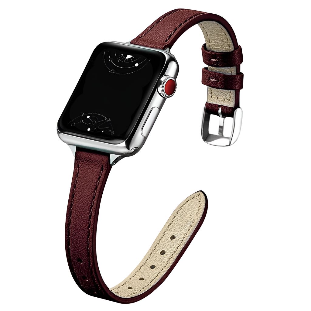 Aurum Schlankes echtes Lederarmband