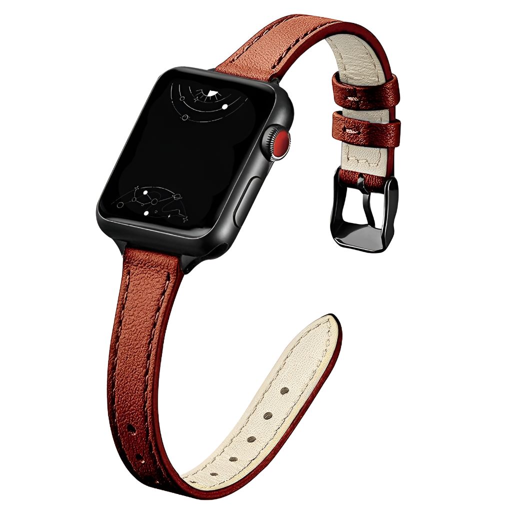 Aurum Schlankes echtes Lederarmband