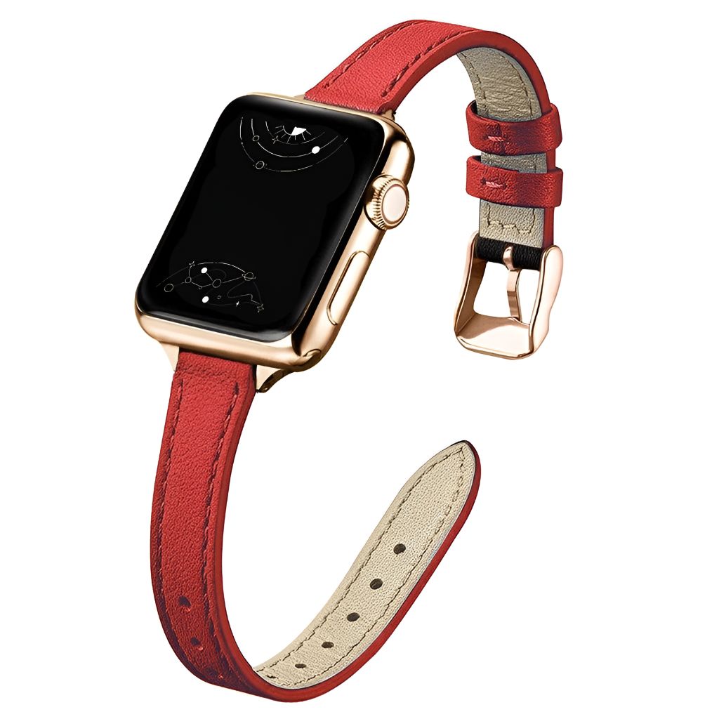 Aurum Schlankes echtes Lederarmband