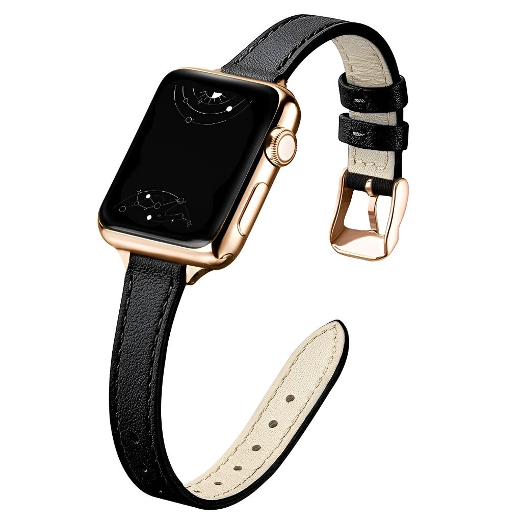 Aurum Schlankes echtes Lederarmband