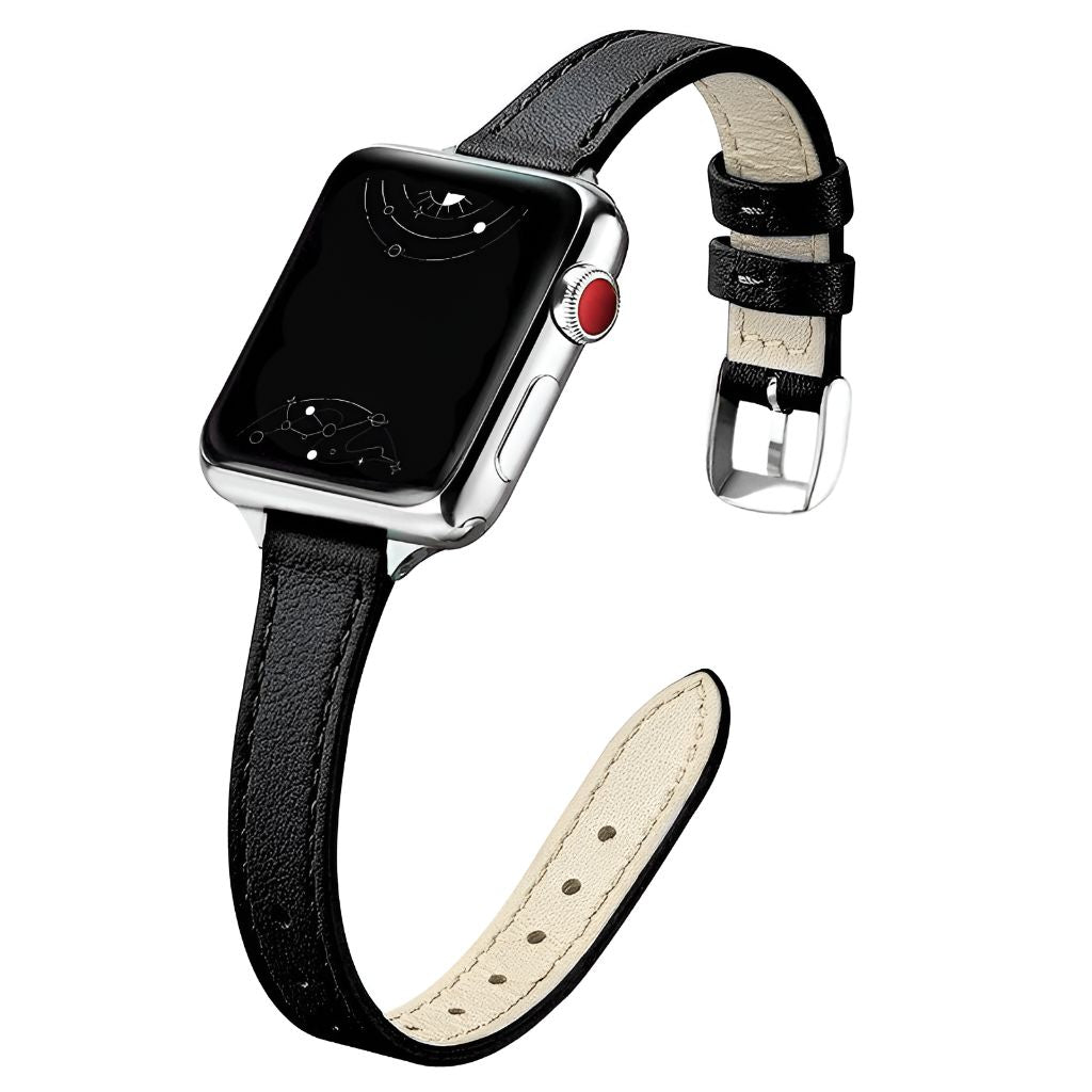 Aurum Schlankes echtes Lederarmband