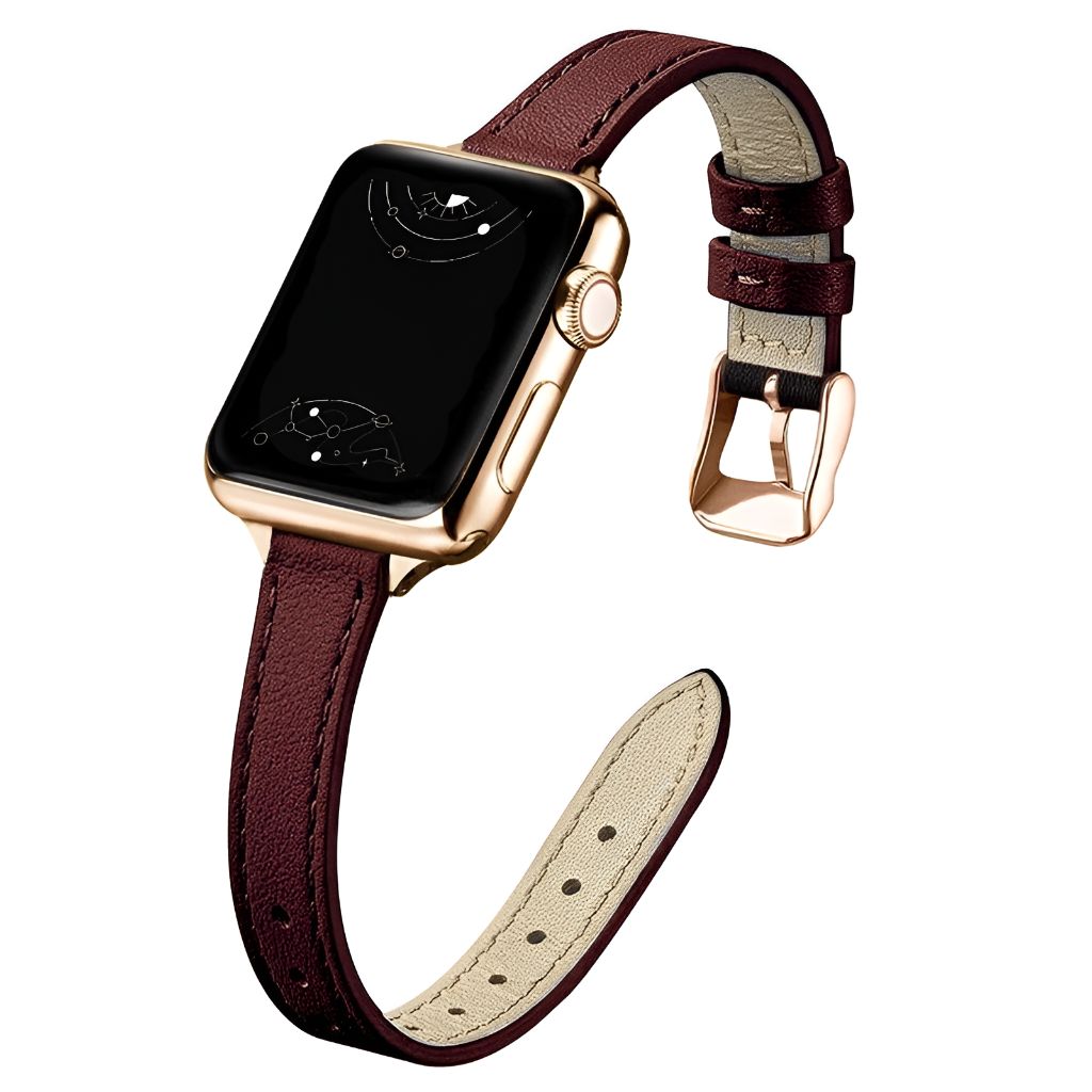 Aurum Schlankes echtes Lederarmband