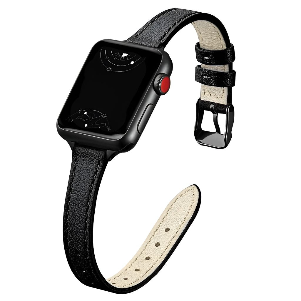 Aurum Schlankes echtes Lederarmband
