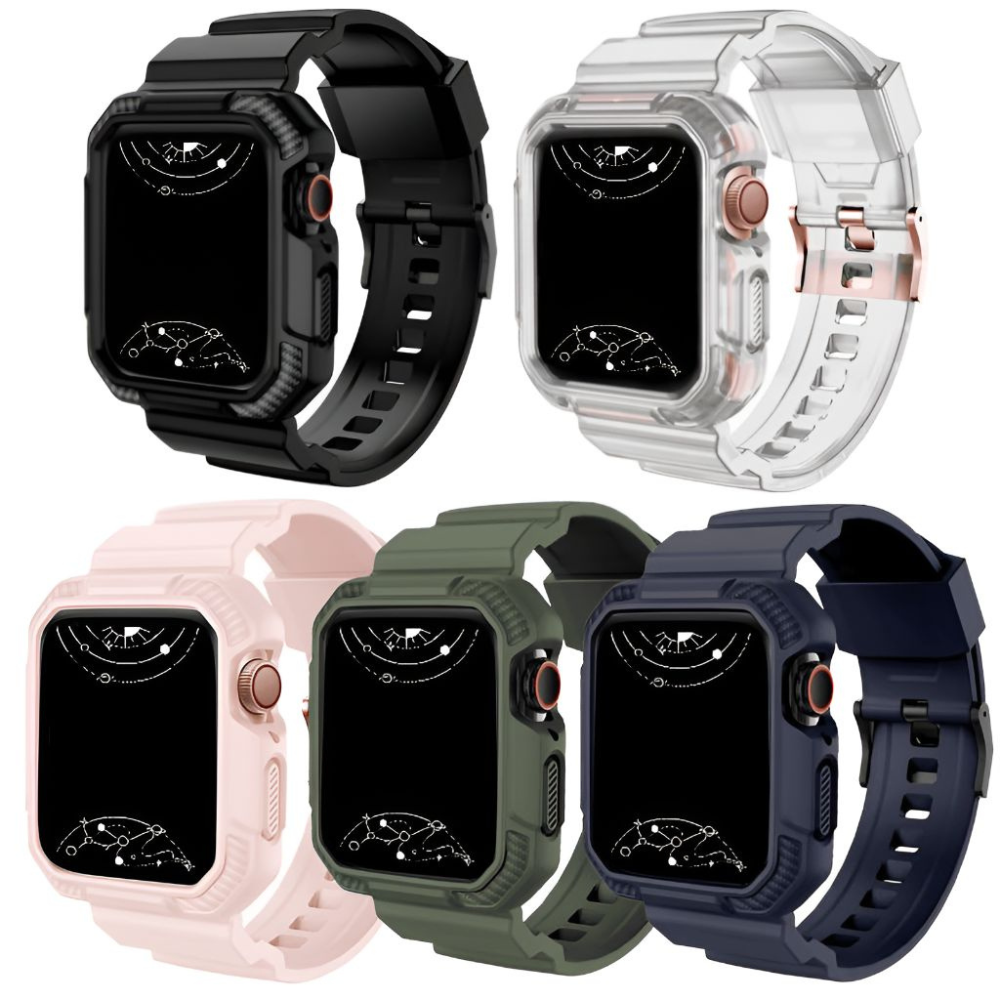 Primus Robustes Silikon Armband + Gehäuse