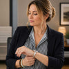 Cauda Schlankes Edelstahl Gliederarmband