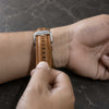 Ferronix Echtes Leder Metallarmband
