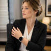 Acervus Silikon Galaxy Armband Mit Graviertem Pfotenmotiv