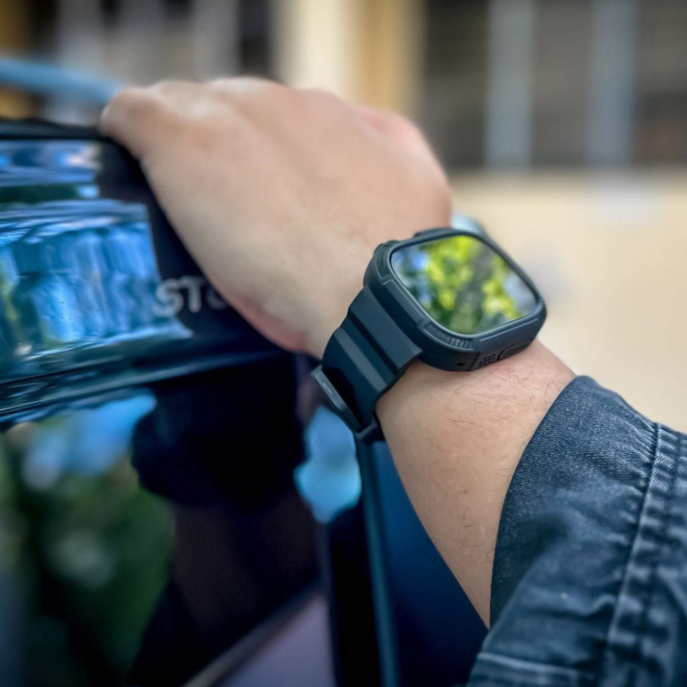 Primus Robustes Silikon Armband + Gehäuse