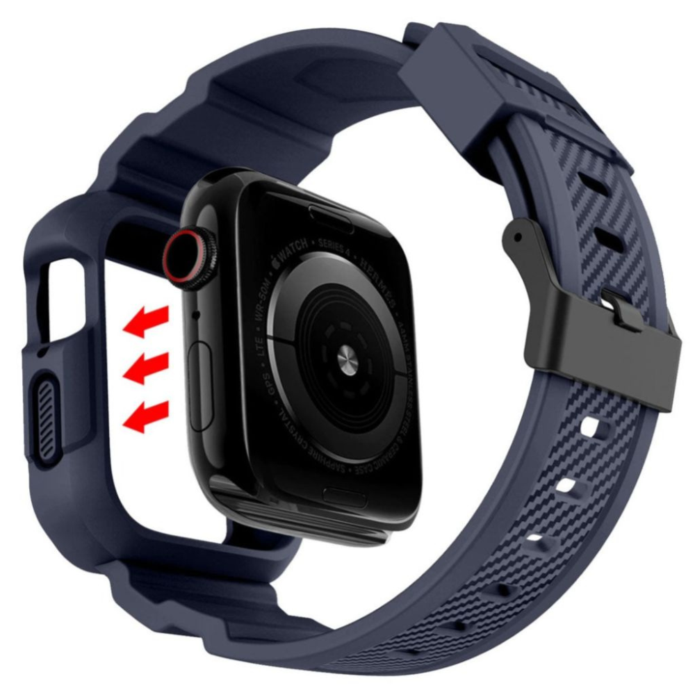 Primus Robustes Silikon Armband + Gehäuse