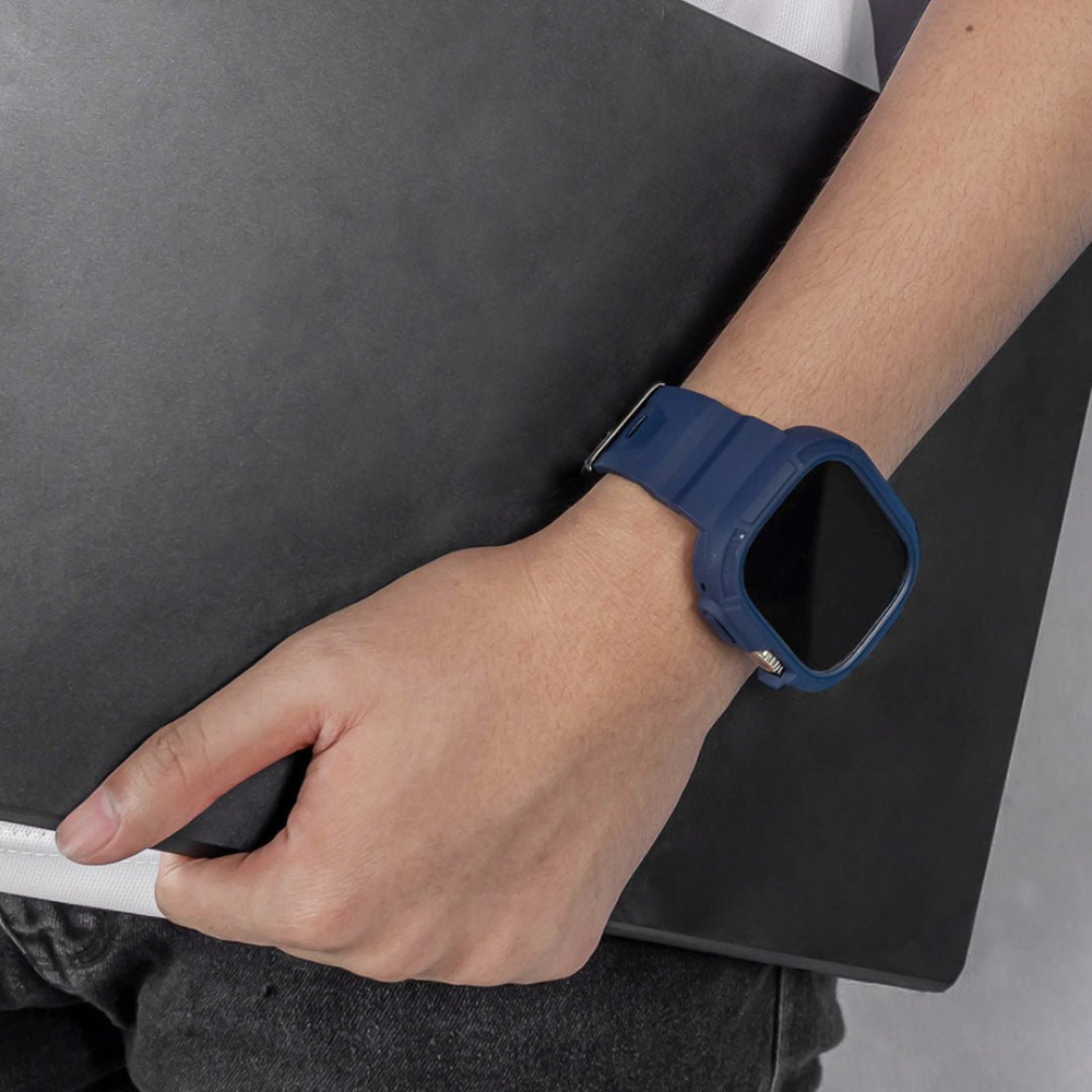 Primus Robustes Silikon Armband + Gehäuse