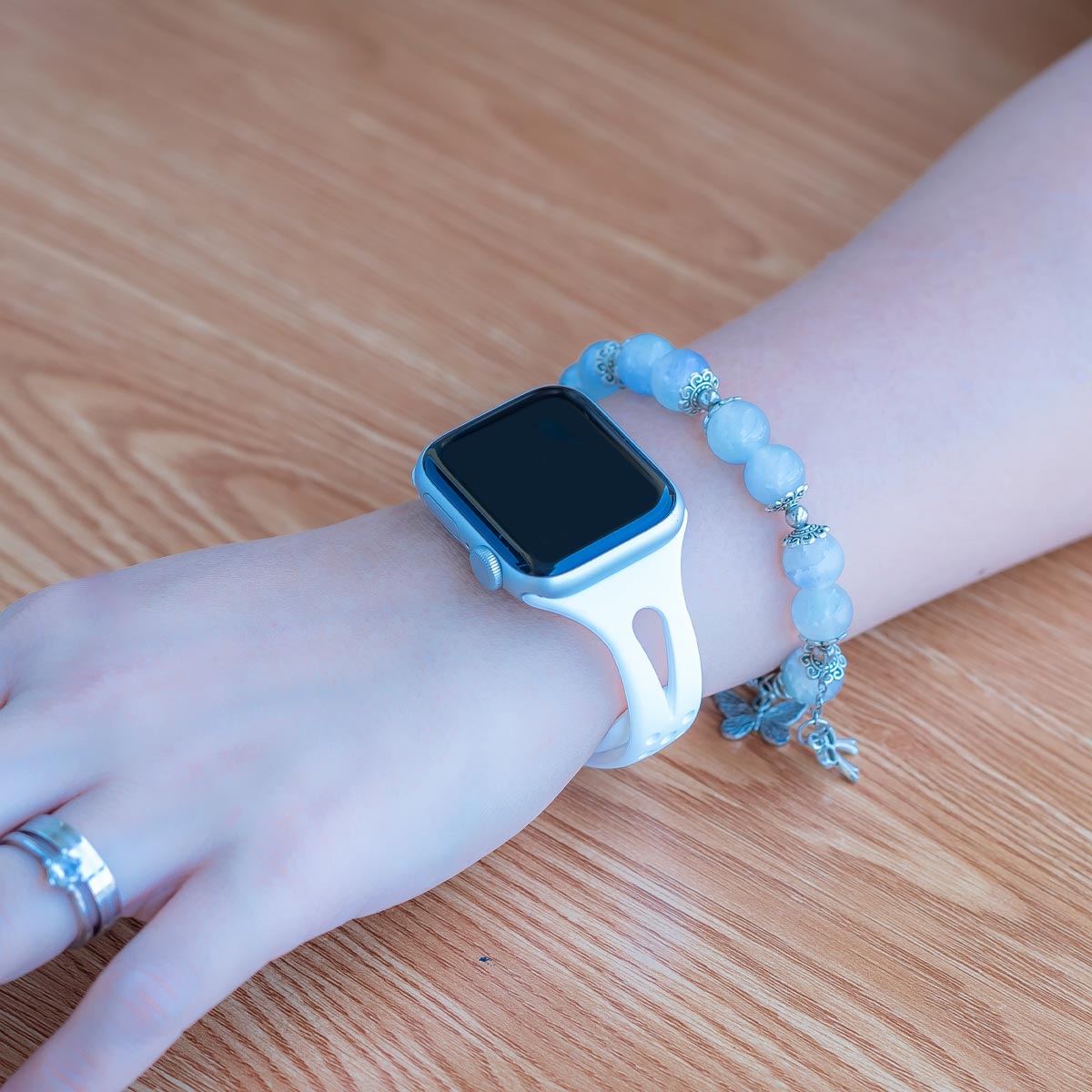 Amare Schlankes Silikon Armband