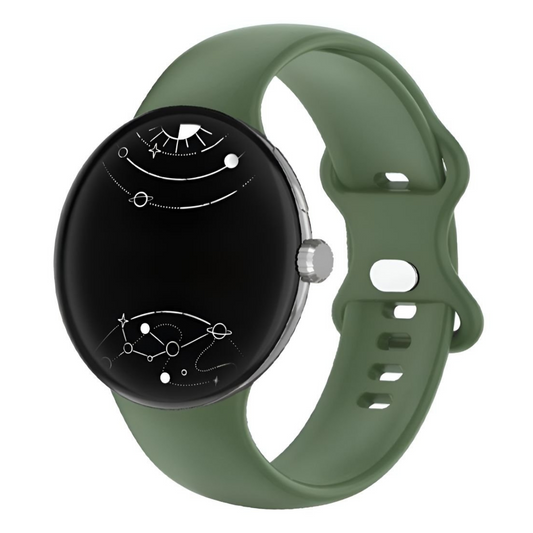 Amavi No Gap Silicone Sports Band For Google Pixel Watch - Astra Straps