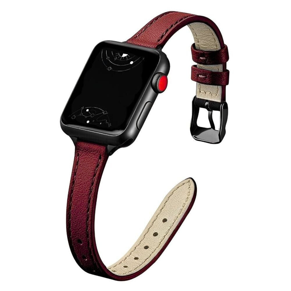 Aurum Schlankes echtes Lederarmband