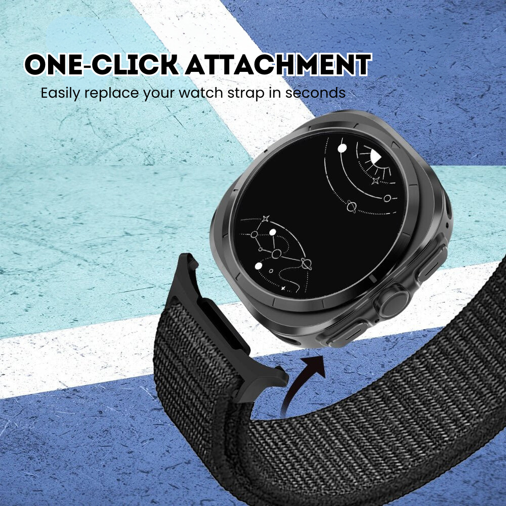 Advoco Nylon-Schlaufen Armband für Galaxy Watch Ultra