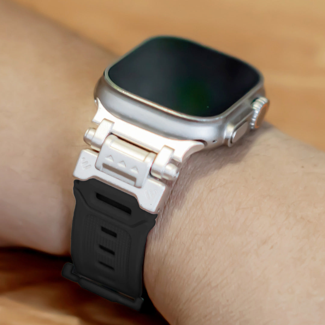 Venio Silikon Robust Metall-Armband