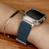 Fumi Echtes Leder Armband mit Metallgehäuse