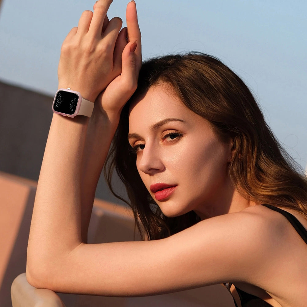 Fleo Hartglas-Schutzhülle für Apple Watch Series 10
