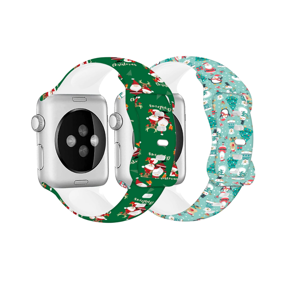 Niveus Festliches Weihnachts Silikon Armband