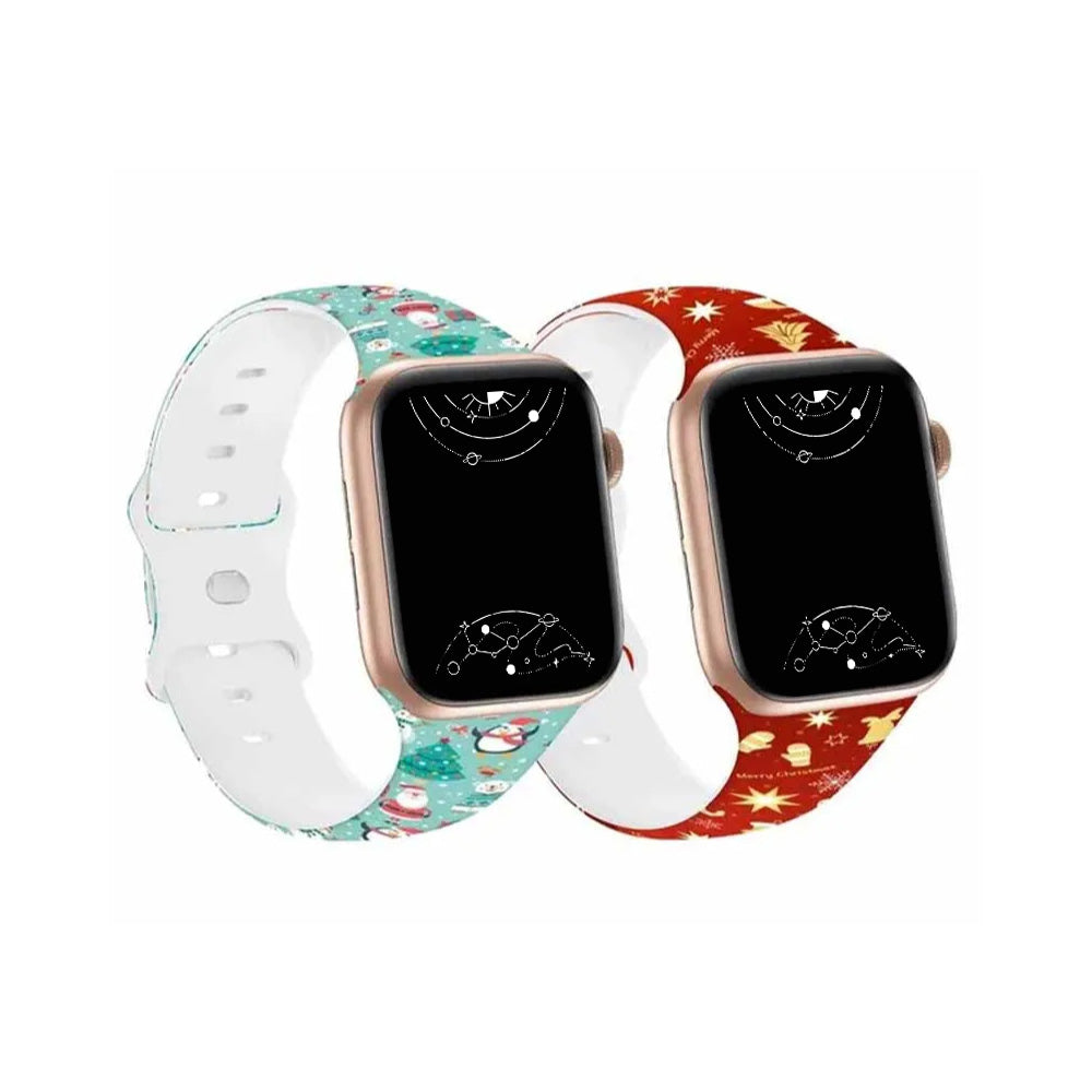 Niveus Festliches Weihnachts Silikon Armband