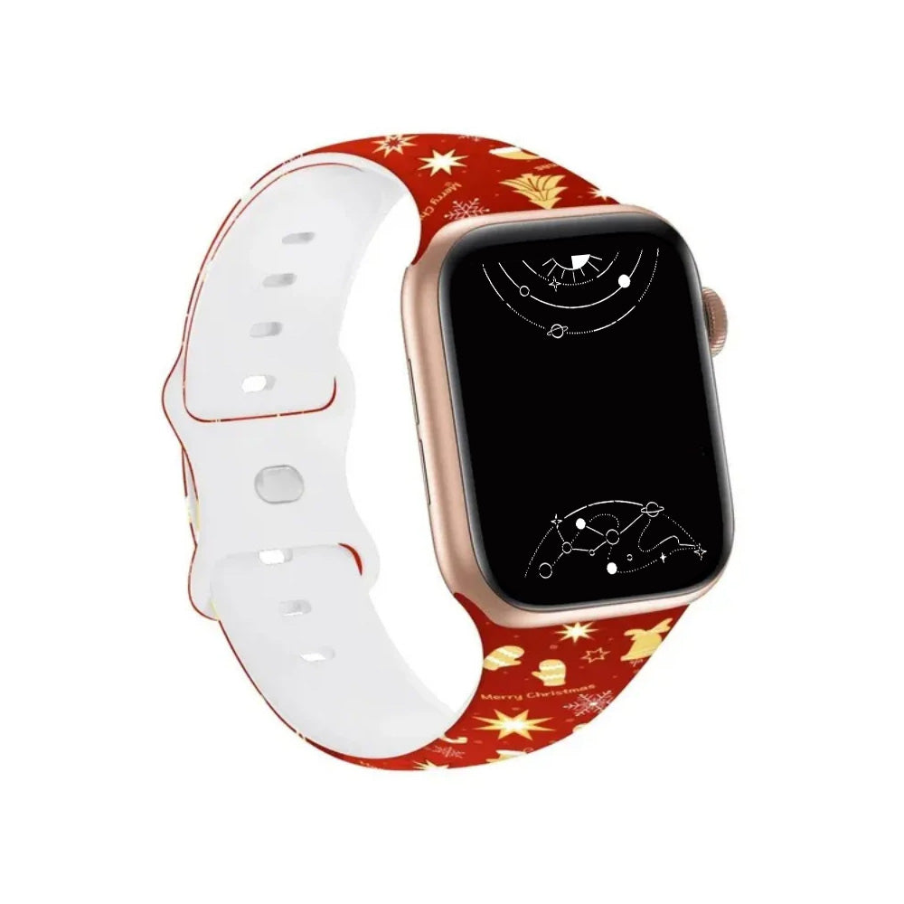 Niveus Festliches Weihnachts Silikon Armband