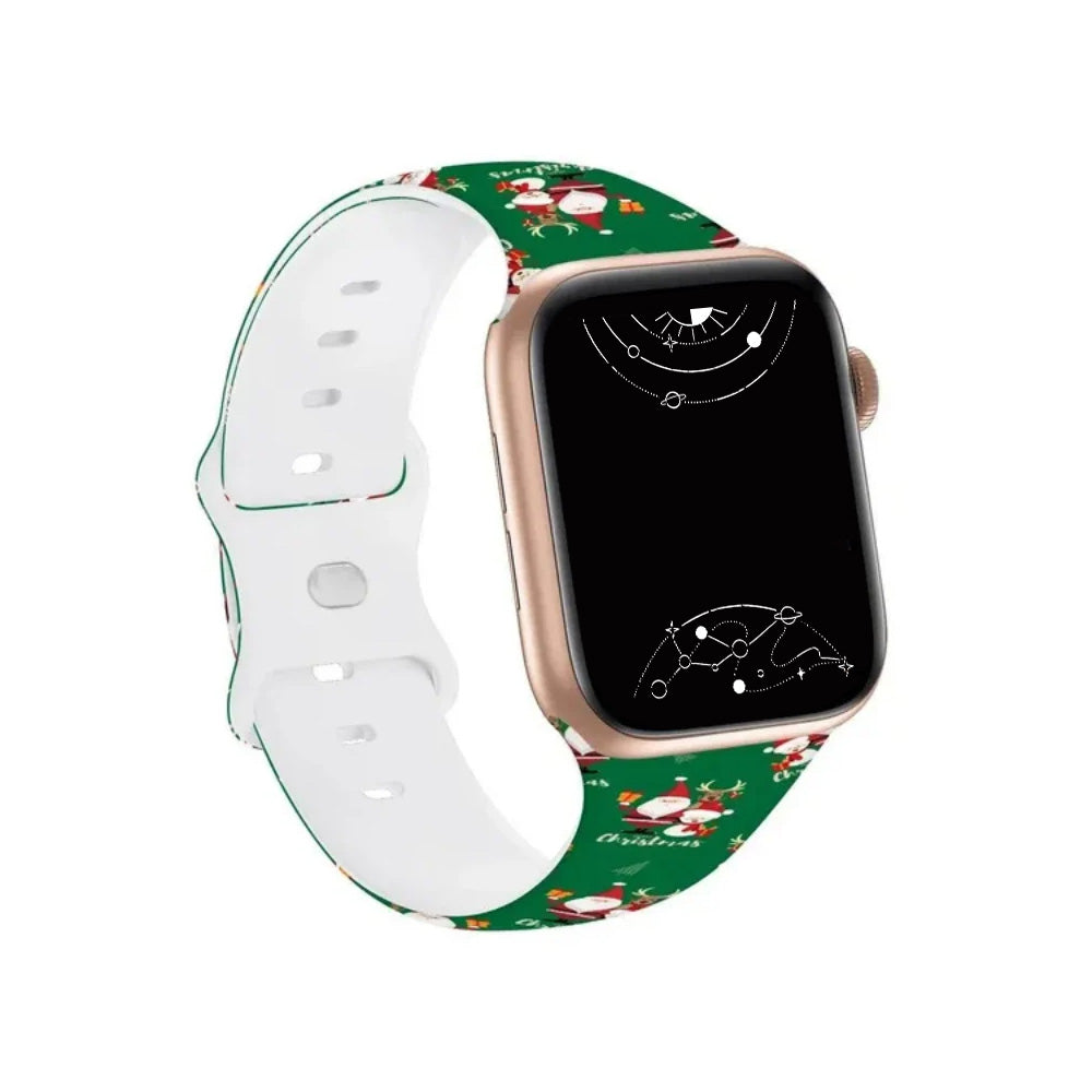 Niveus Festliches Weihnachts Silikon Armband