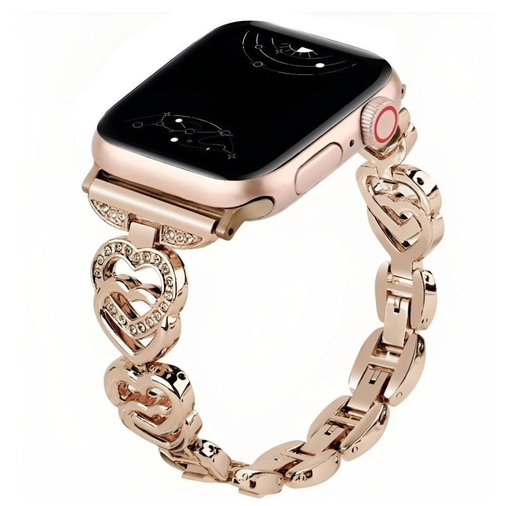 Venustus Heart Link Stainless Steel Band - Astra Straps