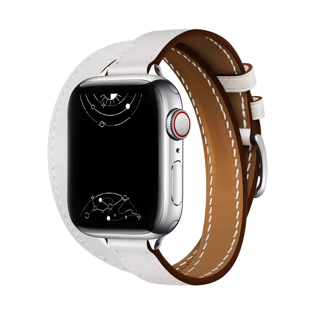 Fulgeo Double Tour Leder Armband