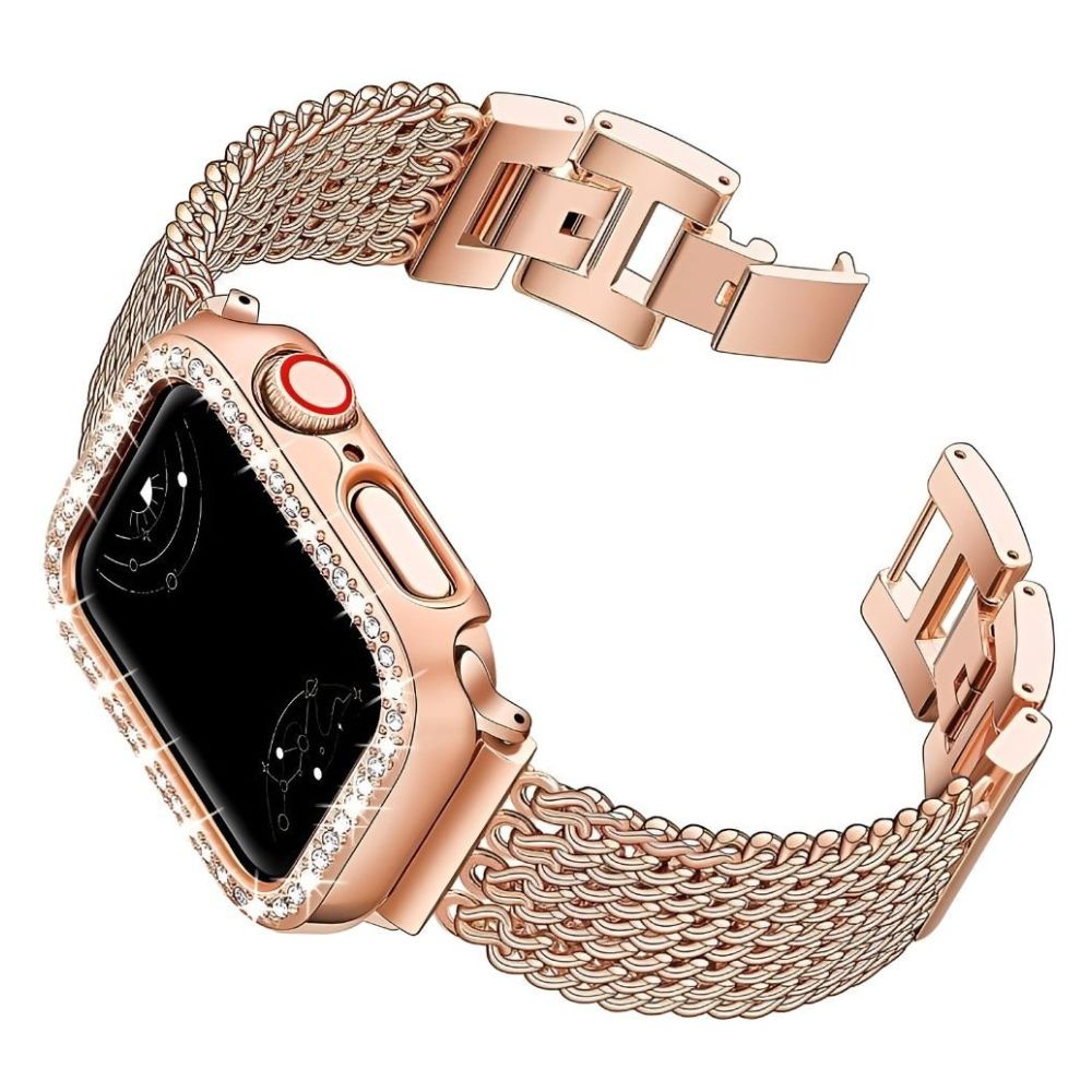 Aliqui Designer-Edelstahl Armband + Gehäuse