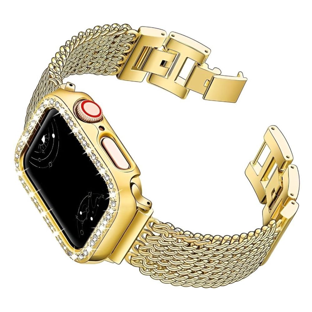 Aliqui Designer-Edelstahl Armband + Gehäuse