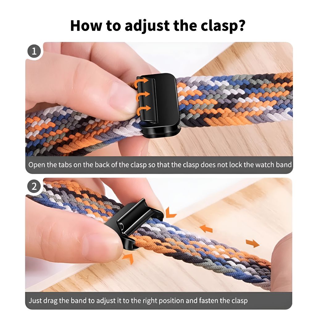 Ambitus Magnetisches geflochtenes Schlaufenarmband