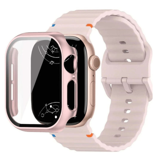 Attollo Silikon-Sport Armband mit Glasgehäuse