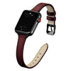 Aurum Schlankes echtes Lederarmband