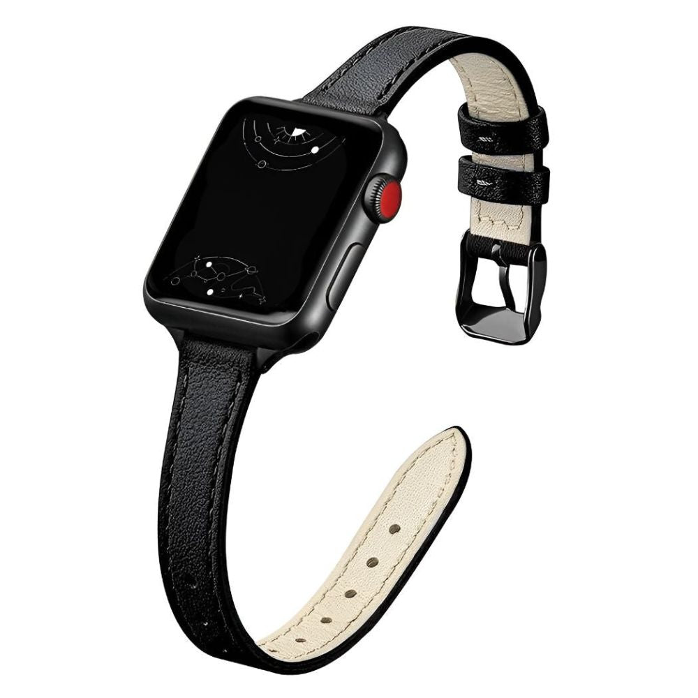 Aurum Schlankes echtes Lederarmband