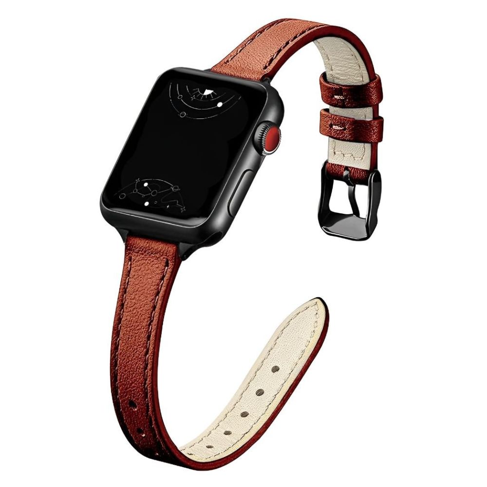 Aurum Schlankes echtes Lederarmband