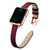 Aurum Schlankes echtes Lederarmband
