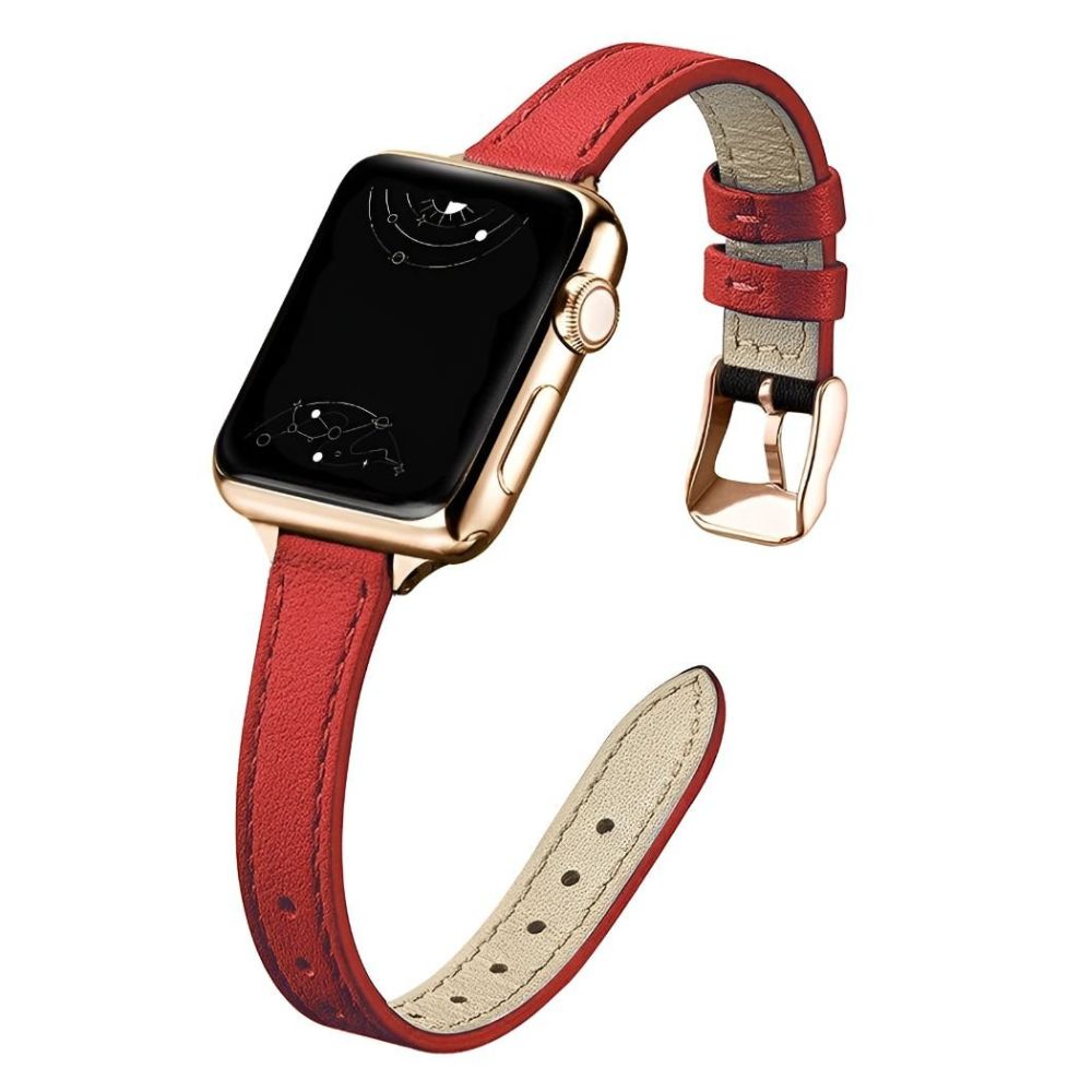 Aurum Schlankes echtes Lederarmband